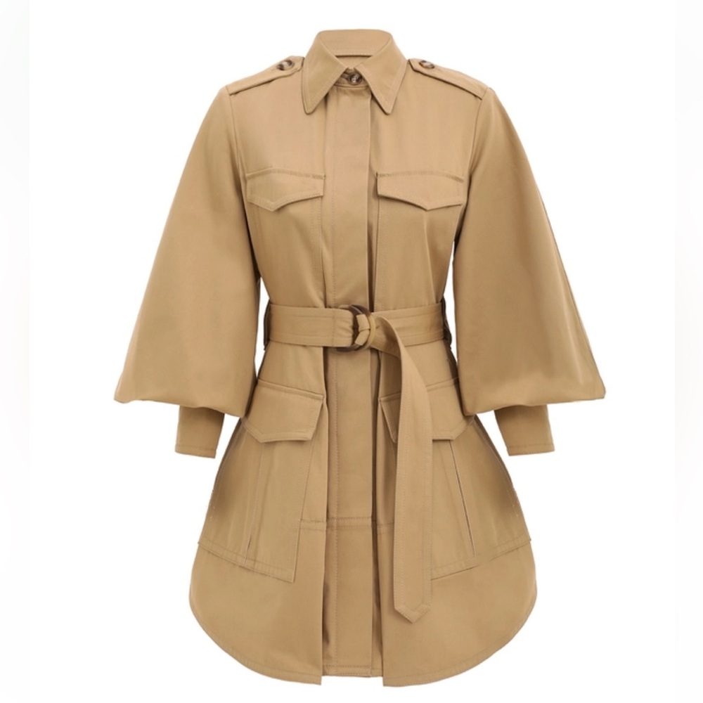 Zimmermann Illuminate cargo mini dress
